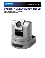 Preview for 1 page of VADDIO CLEARVIEW HD-20 Installation And User Manual