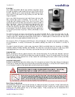 Preview for 3 page of VADDIO CLEARVIEW HD-20 Installation And User Manual