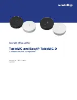 VADDIO EasyIP TableMIC D Complete Manual preview