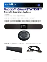 VADDIO GroupSTATION 999-8900-000 Installation And User Manual preview