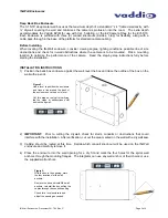 Предварительный просмотр 2 страницы VADDIO IN-Wall 999-2225-012 Installation And User Manual