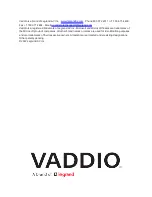 Preview for 76 page of VADDIO IntelliSHOT-M Complete Manual