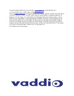 Предварительный просмотр 37 страницы VADDIO OneLINK HDMI Integrator'S Complete Manual