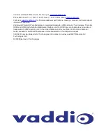 Предварительный просмотр 70 страницы VADDIO PrimeSHOT 20 HDMI Complete Manual