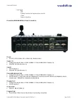 Preview for 25 page of VADDIO PRODUCTIONVIEW HD MV Installation And User Manual