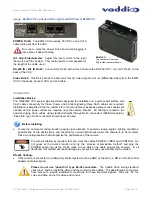 Preview for 8 page of VADDIO Quick-Connect CCU H900 Installation And User Manual