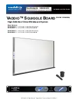 VADDIO SQUIGGLE BOARD 999-5446-000 Installation And User Manual preview