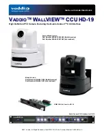 VADDIO WallVIEW CCU HD-19 Installation And User Manual preview