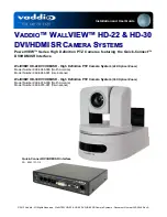 VADDIO WALLVIEW HD-22 Manual предпросмотр