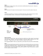 Preview for 4 page of VADDIO WALLVIEW PRO Z700 WITH HSDS Installation And User Manual