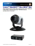 Предварительный просмотр 1 страницы VADDIO WIDESHOT WALLVIEW MINI 999-6911-100 Installation And User Manual