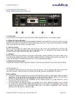 Preview for 8 page of VADDIO WIDESHOT WALLVIEW SR Installation And User Manual