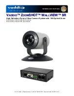 VADDIO ZOOMSHOT WALLVIEW SR 999-6918-001 Installation And User Manual предпросмотр