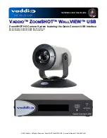 Preview for 1 page of VADDIO Zoomshot WallView USB User Manual