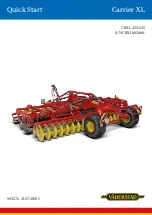 Предварительный просмотр 1 страницы Vaderstad CRXL 425 Quick Start Manual