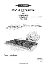 Vaderstad NZ Aggressive NZA 600 Series Original Instructions Manual preview