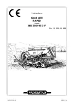 Preview for 1 page of Vaderstad RAPID RD F Series Instructions Manual