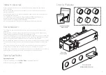 Предварительный просмотр 2 страницы VADO ALTITUDE TAB-128/3WO-ALT-CP Installation Manual