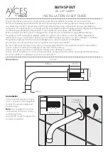 Предварительный просмотр 1 страницы VADO Axces AX-SIR-140/RO User Manual