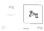 VADO AXCES AX-VAL-137-CP Installation & User Manual preview