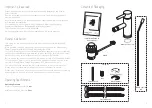 Preview for 2 page of VADO AXCES NURI AX-NUR-110-CP Installation And User Manual