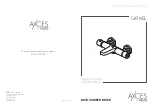 VADO Axces SIRKEL AX-SIR-123T-CP Installation & User Manual предпросмотр