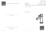 VADO Edit EDI-100M/SB-CP Instruction Booklet preview