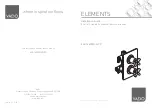 VADO ELEMENTS ELE-148D/3/SQ-CP Installation Manual предпросмотр