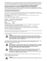 Preview for 2 page of VAF Air Ltd Miniveyor Air VAF-200 Operating Manual