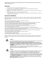 Preview for 3 page of VAF Air Ltd Miniveyor Air VAF-200 Operating Manual