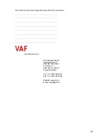 Предварительный просмотр 110 страницы VAF instruments OILCON MARK 6M Technical Manual