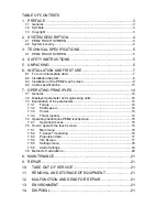 Preview for 2 page of VAF instruments PEM2 Technical Manual