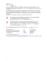 Preview for 4 page of VAF instruments VISCOSENSE 2 Technical Manual