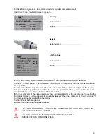 Preview for 12 page of VAF instruments Viscosense 3 Instructions For Installation, Operation Care And Maintenance