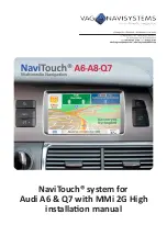 VAG-Navisystems NaviTouch Installation Manual preview