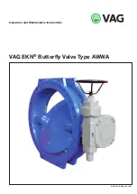 Vag EKN AWWA Operation And Maintenance Instructions preview