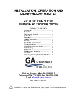 Vag GA INDUSTRIES 517R Installation, Operation And Maintenance Manual предпросмотр