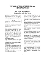 Предварительный просмотр 2 страницы Vag GA INDUSTRIES Figure 624-D Installation, Operation And Maintenance Manual