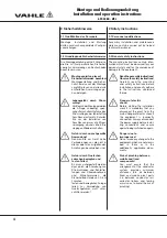 Preview for 4 page of Vahle Apos KBH Series Installation And Operation Instruction Manual