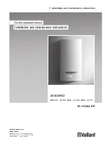 Vaillant 0010006905 Installation And Maintenance Instructions Manual предпросмотр