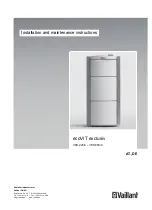 Vaillant 0010007508 Installation And Maintenance Instructions Manual предпросмотр