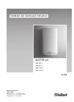 Vaillant 0010016657 Installation And Maintenance Instructions Manual preview