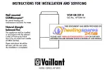 Vaillant 47 044 14 Instructions For Installation And Servicing предпросмотр