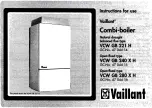 Предварительный просмотр 72 страницы Vaillant 47 044 14 Instructions For Installation And Servicing