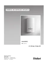 Preview for 1 page of Vaillant armoMAG 4/1 G Series Installation And Maintenance Instructions Manual