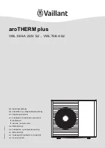 Vaillant aroTHERM plus VWL 75/6 A S2 Series Operating Instructions Manual preview