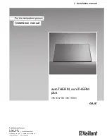 Preview for 1 page of Vaillant auroTHERM VFK 145 H Installation Manual