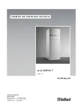 Предварительный просмотр 1 страницы Vaillant ecoCOMPACT VCC4 Series Installation And Maintenance Instructions Manual