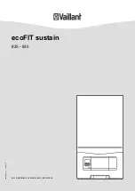 Vaillant ecoFIT sustain 800 Series Installation And Maintenance Instructions Manual preview