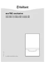 Preview for 1 page of Vaillant ecoTEC exclusive 835 Installation And Maintenance Instructions Manual